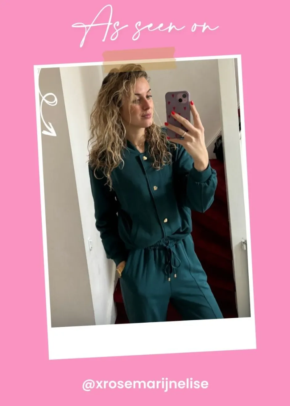 New Broek Scuba-doo | Petrol | DAMES Co-ords|Broeken