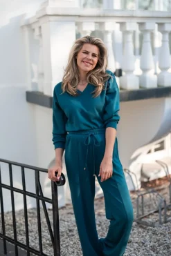 New Broek Scuba-doo | Petrol | DAMES Co-ords|Broeken