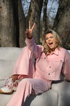 Discount Broek Yve | Bittersweet pink | Harper & Yve DAMES Co-ords|Broeken