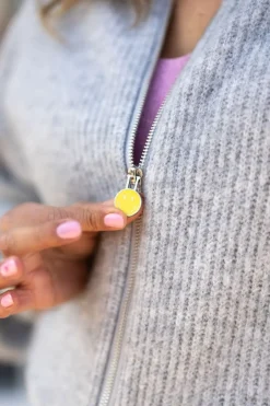 Best Cardigan Demure | Grey | DAMES Basics|Vesten