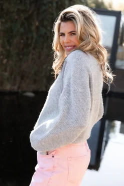 Best Cardigan Demure | Grey | DAMES Basics|Vesten