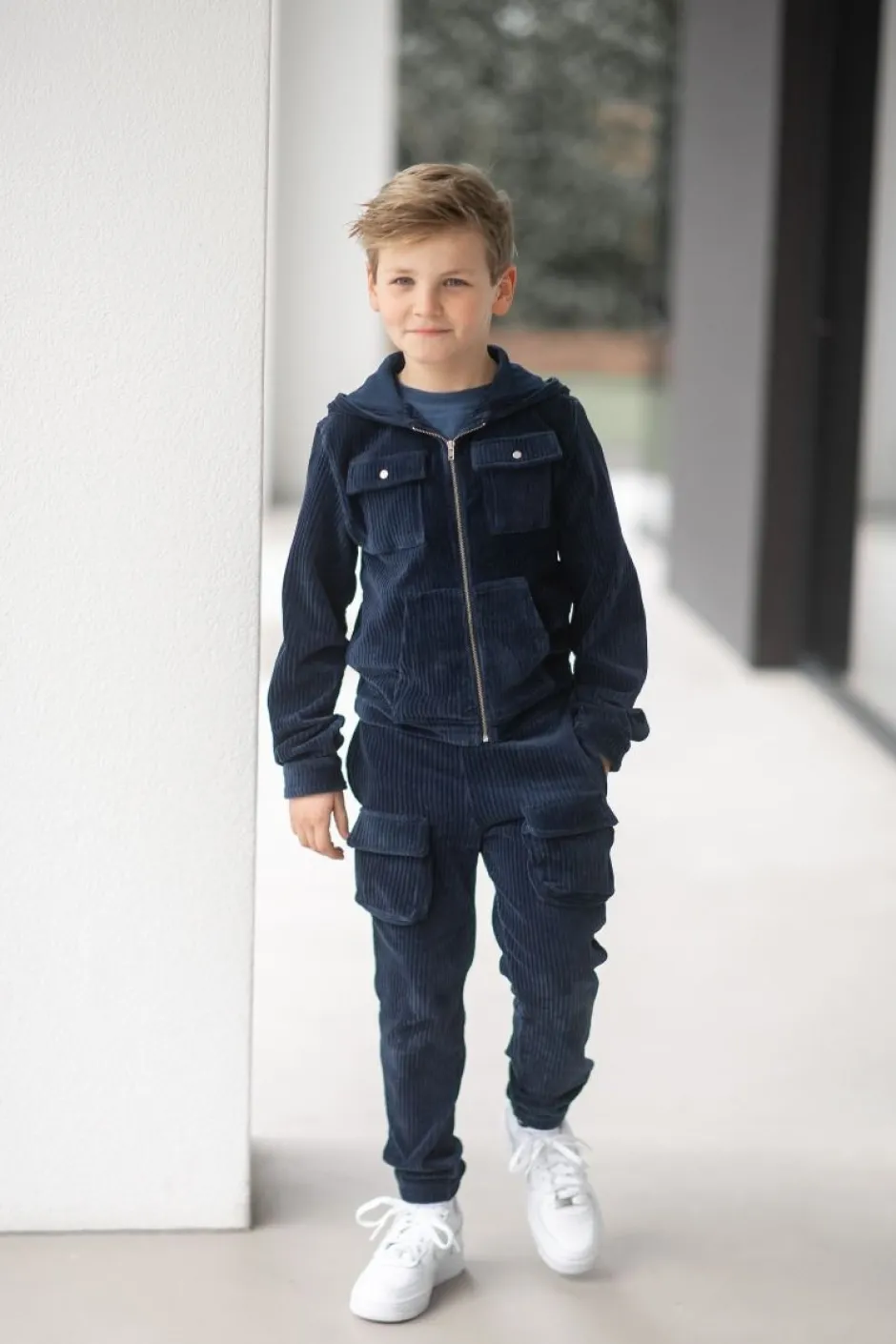 Hot Cardigan rib | Cool indigo | DAMES Snøpskes|Snøpskes