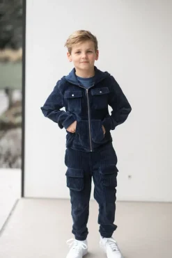 Hot Cardigan rib | Cool indigo | DAMES Snøpskes|Snøpskes