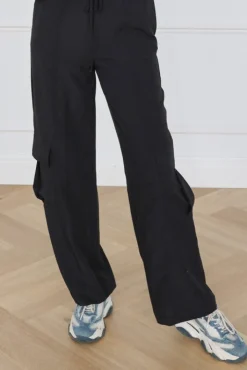 Online Cargo pants Nevada | Black | DAMES Co-ords|Broeken