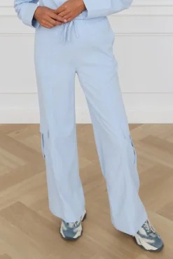 Outlet Cargo pants Nevada | Light blue | DAMES Co-ords|Broeken