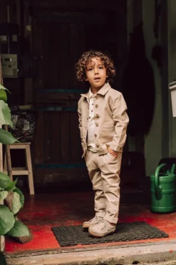 Outlet Cargo pants Quint | Taupe clay | DAMES Broeken & Jeans|Broeken