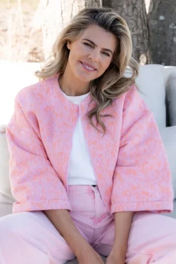 Online Clea jacket | Pink peach | DAMES Jacks & Jassen