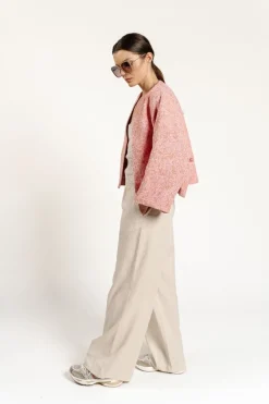 Online Clea jacket | Pink peach | DAMES Jacks & Jassen