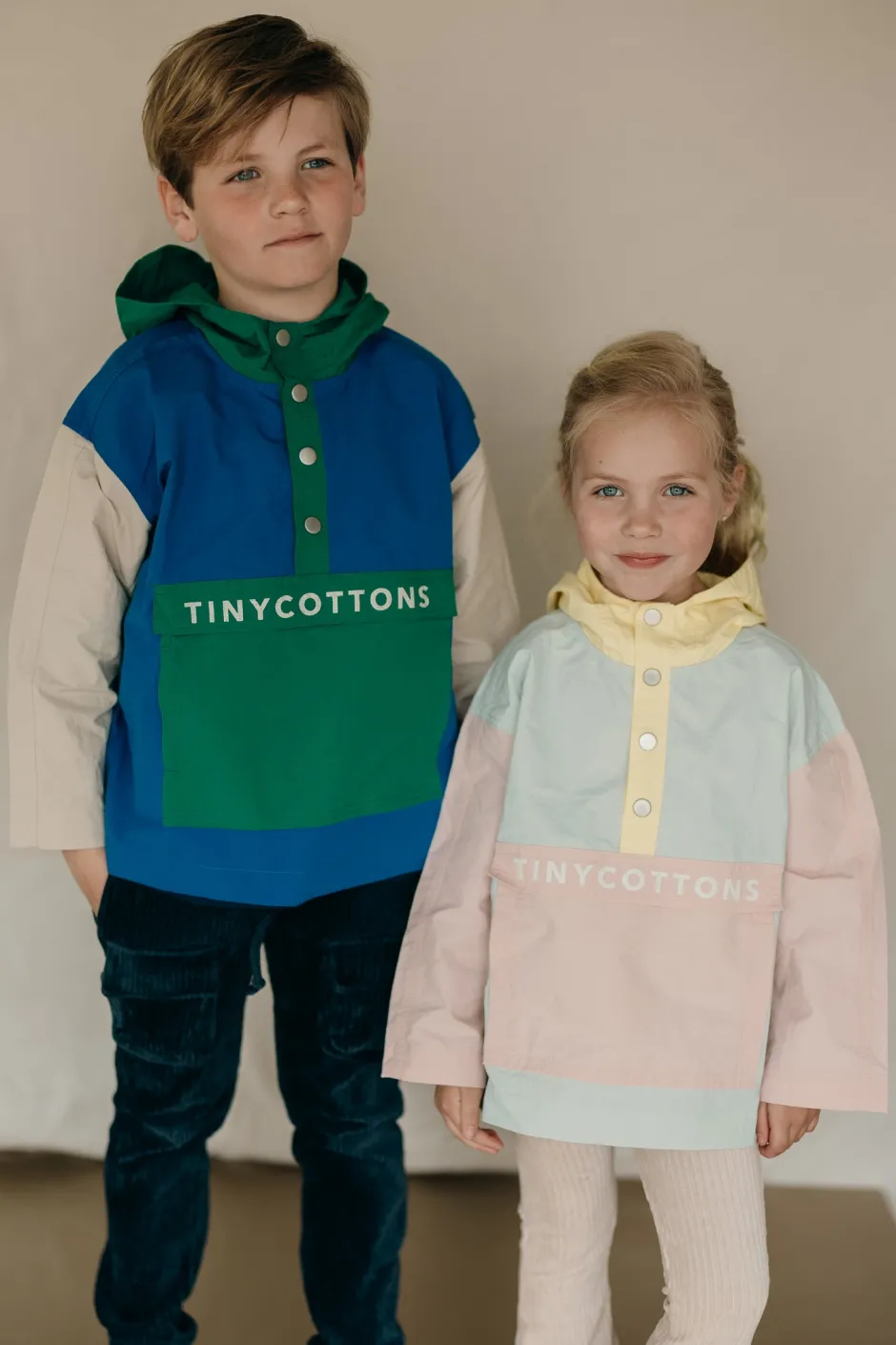 Sale Color block jacket | Ultramarine/dark emerald | Jassen