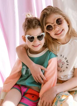 Sale Color block sweatshirt | Emerald | Truien & Vesten|Truien & Vesten