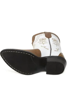 Cowboylaarzen Haily | Kids | Brown/white | DAMES Laarsjes & Boots|Laarzen & Boots