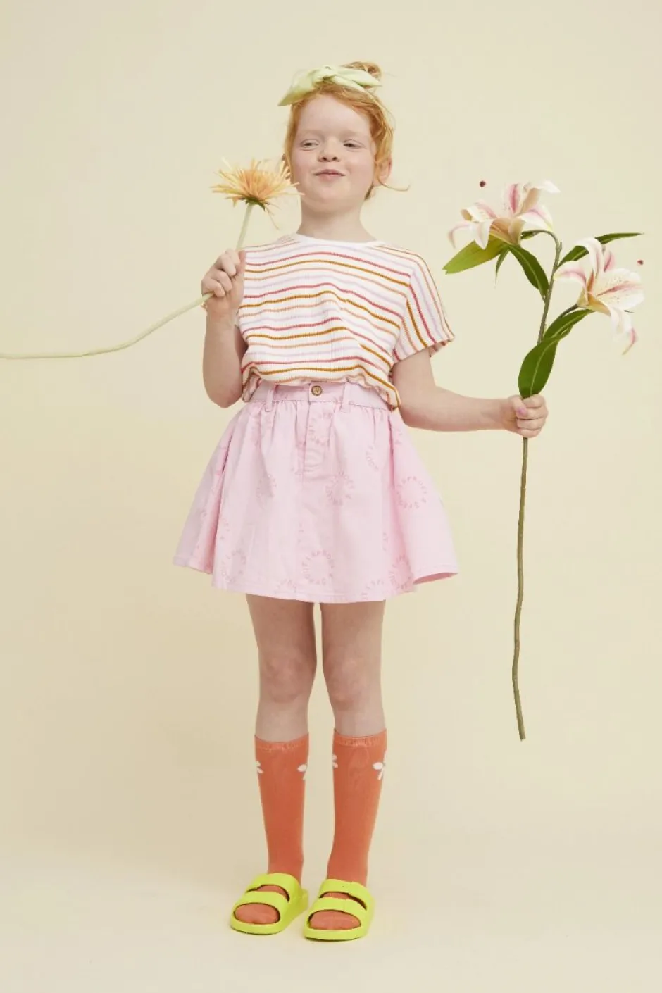 Discount Denim skirt sproet print | Summer sorbet | Sproet & Sprout DAMES Rokken|Rokken