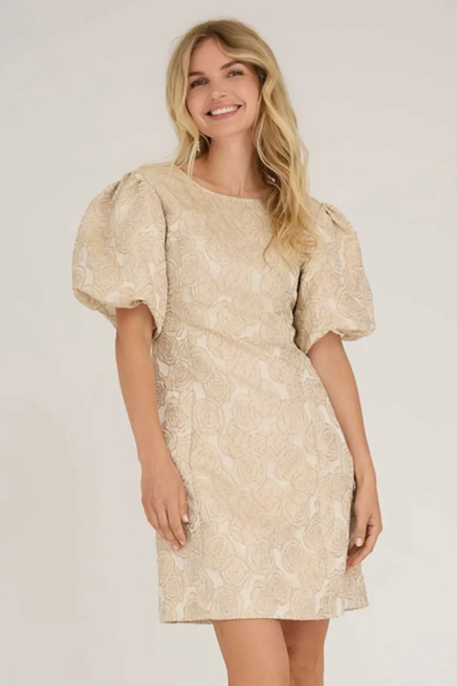 New Dress Aria | Sand | DAMES Jurken