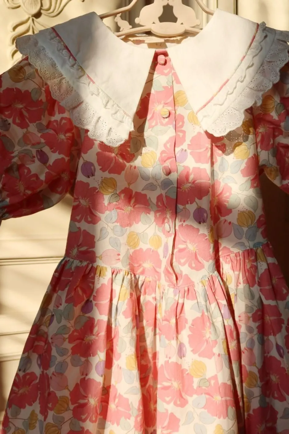 Hot Dress coeur collar gots | Fleur anglaise | DAMES Jurken & Salopettes|Jurken