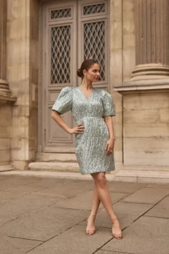 Hot Dress Daantje | Sea green | DAMES Jurken