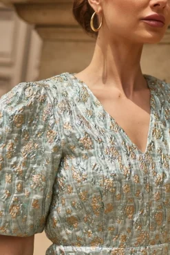 Hot Dress Daantje | Sea green | DAMES Jurken