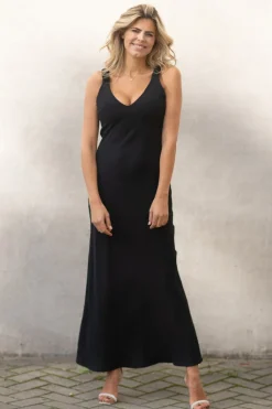 Hot Dress Diana maxi | Black | DAMES Jurken
