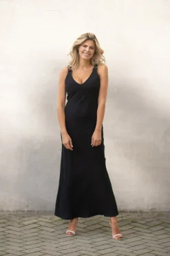Hot Dress Diana maxi | Black | DAMES Jurken