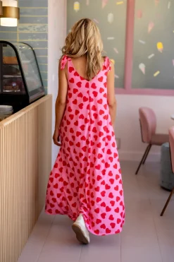 Clearance Dress Flirty Fling | Hearts | Studio DAMES Jurken|Snøpskes