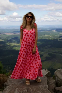 Clearance Dress Flirty Fling | Hearts | Studio DAMES Jurken|Snøpskes