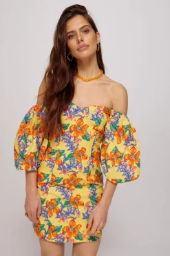 Outlet Dress Kailey | Banana flower | Harper & Yve DAMES Jurken