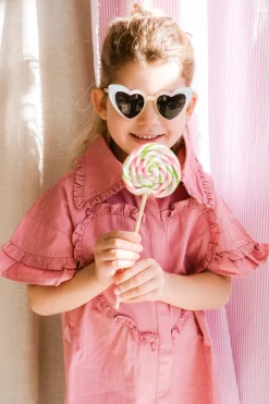 Online Dress Lucia | Pink mulberry | DAMES Jurken & Salopettes|Jurken