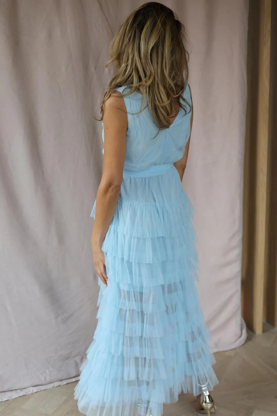 Discount Dress Miranda | Light blue | DAMES Jurken