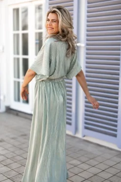 New Dress Plissé | Sparkling mojito | DAMES Jurken|Snøpskes