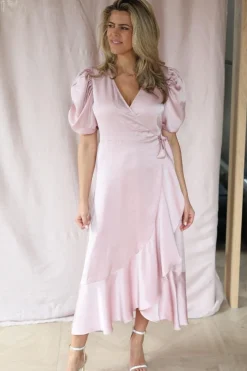 New Dress Sinda | Pale rose | DAMES Jurken