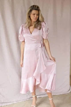 New Dress Sinda | Pale rose | DAMES Jurken