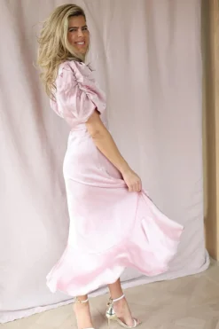 New Dress Sinda | Pale rose | DAMES Jurken
