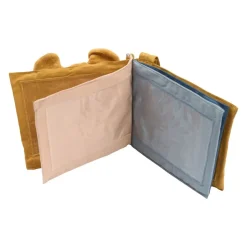 Sale Fabric book my family album | Ochre | Open Ended Speelgoed