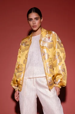 Sale Fanny bomber | Yellow | DAMES Jacks & Jassen