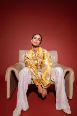 Sale Fanny bomber | Yellow | DAMES Jacks & Jassen