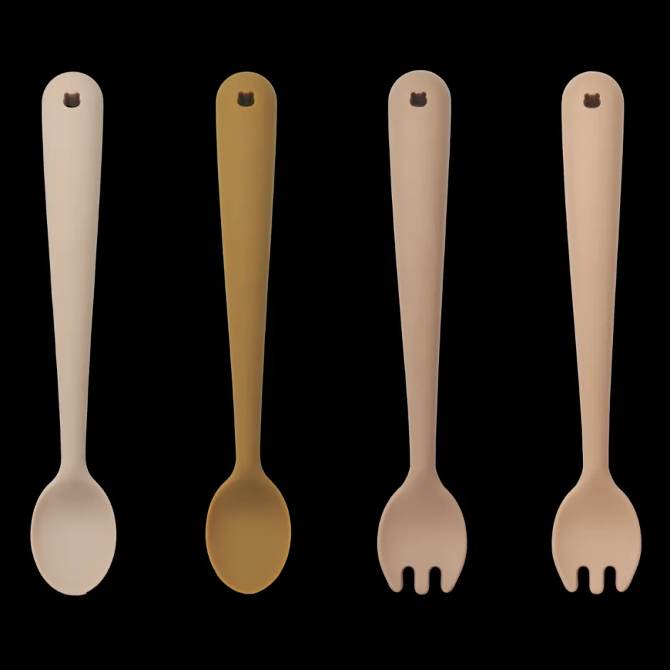 Discount Feeding set Shea | Rose multi mix | 4-pack | Kinderservies