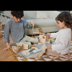 New Fishing game Sebastian | Safari/golden caramel multi mix | Educatief Speelgoed