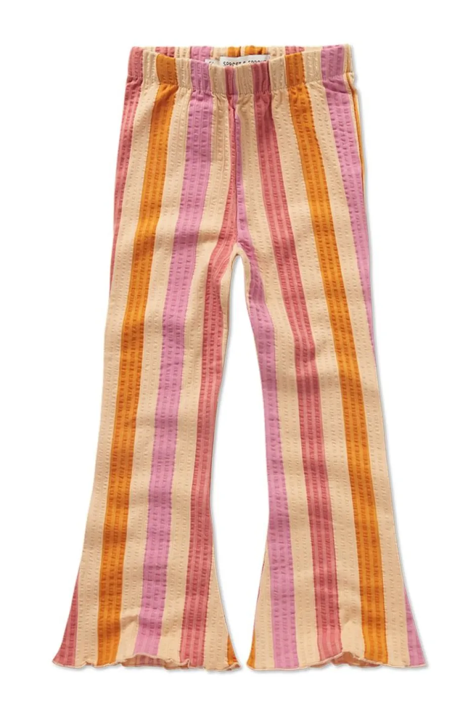 Flare legging stripes | Nectarine | Sproet & Sprout DAMES Broeken & Leggings|Broeken