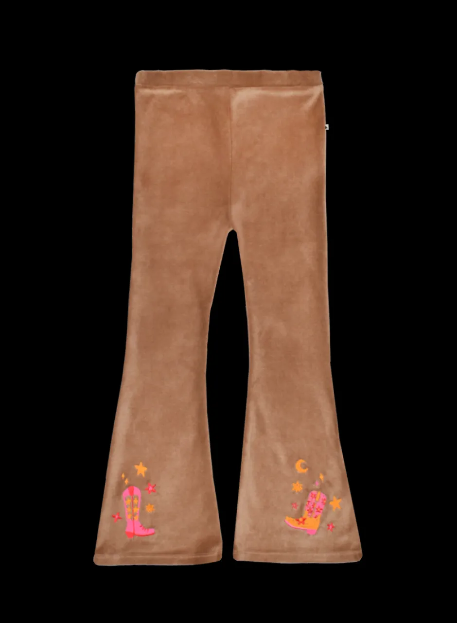 Sale Flared broek Liv | Cinnamon swirl | DAMES Broeken & Leggings|Broeken