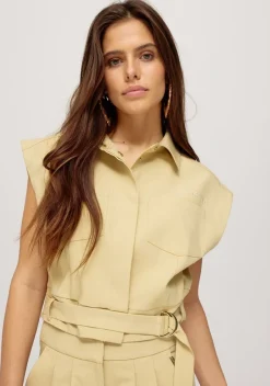 Sale Gilet Katie | Beige | Harper & Yve DAMES Co-ords|Blazers & Gilets