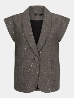 Online Gilet Peggy | Black | DAMES Blazers & Gilets