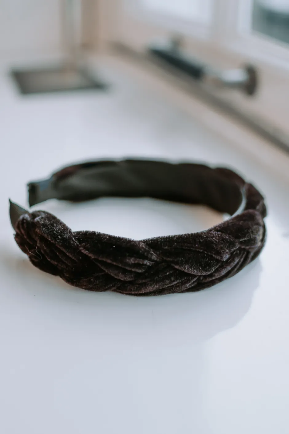 New Haarbeugel Lune | Braided brown DAMES Haaraccessoires|Haaraccessoires