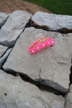 Online Haarklem flowers | Roze DAMES Haaraccessoires|Haaraccessoires