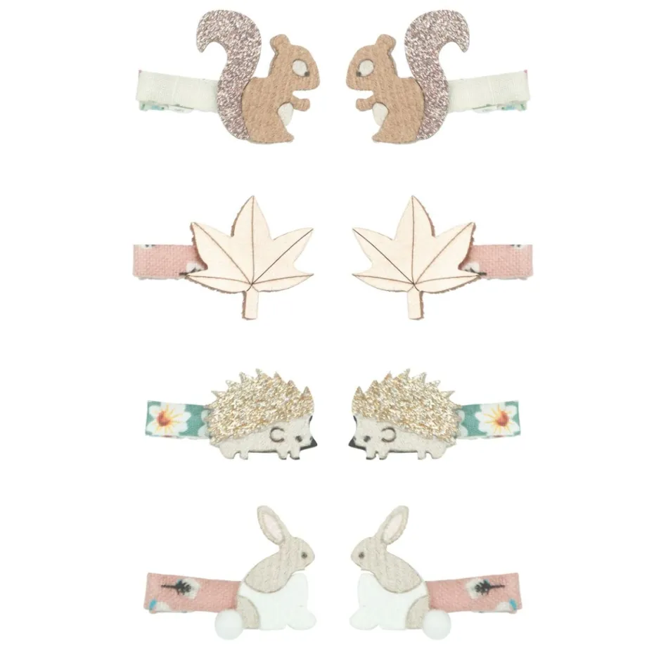 Discount Haarklemmen woodland mini | Homestead | 8 stuks | Mimi & Lula Haaraccessoires