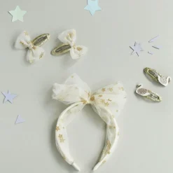 Hot Haarknipjes wish upon a star tulle bow | 2 stuks | Haaraccessoires