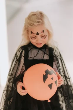 Online Halloween face jewels | Red/black | Haaraccessoires