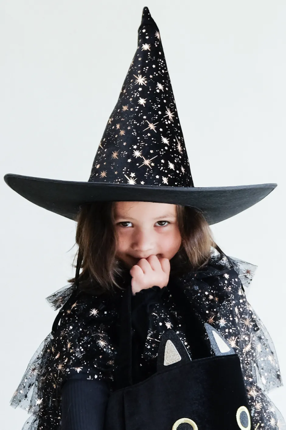 Outlet Heksenhoed Aurora | Black | Mimi & Lula Verkleden