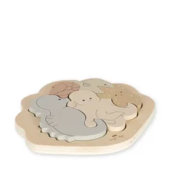 Outlet Houten puzzel zeedieren | Multi | Puzzels|Houten Speelgoed