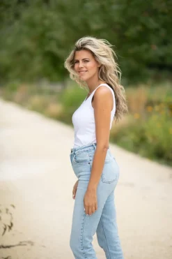 Clearance 4-in-1 Top Jolie | Wit/zand | DAMES Tops