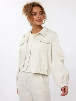 Best Jacket Jinte | Ecru | DAMES Co-ords|Jacks & Jassen