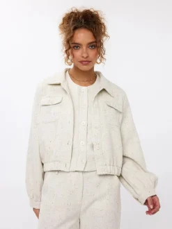 Best Jacket Jinte | Ecru | DAMES Co-ords|Jacks & Jassen